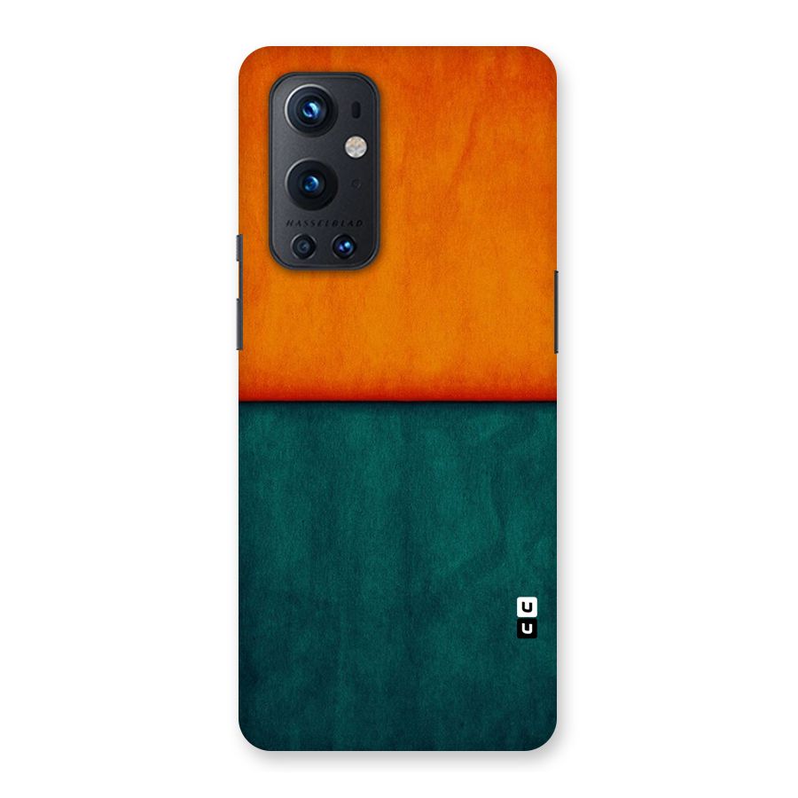 Orange Green Shade Back Case for OnePlus 9 Pro