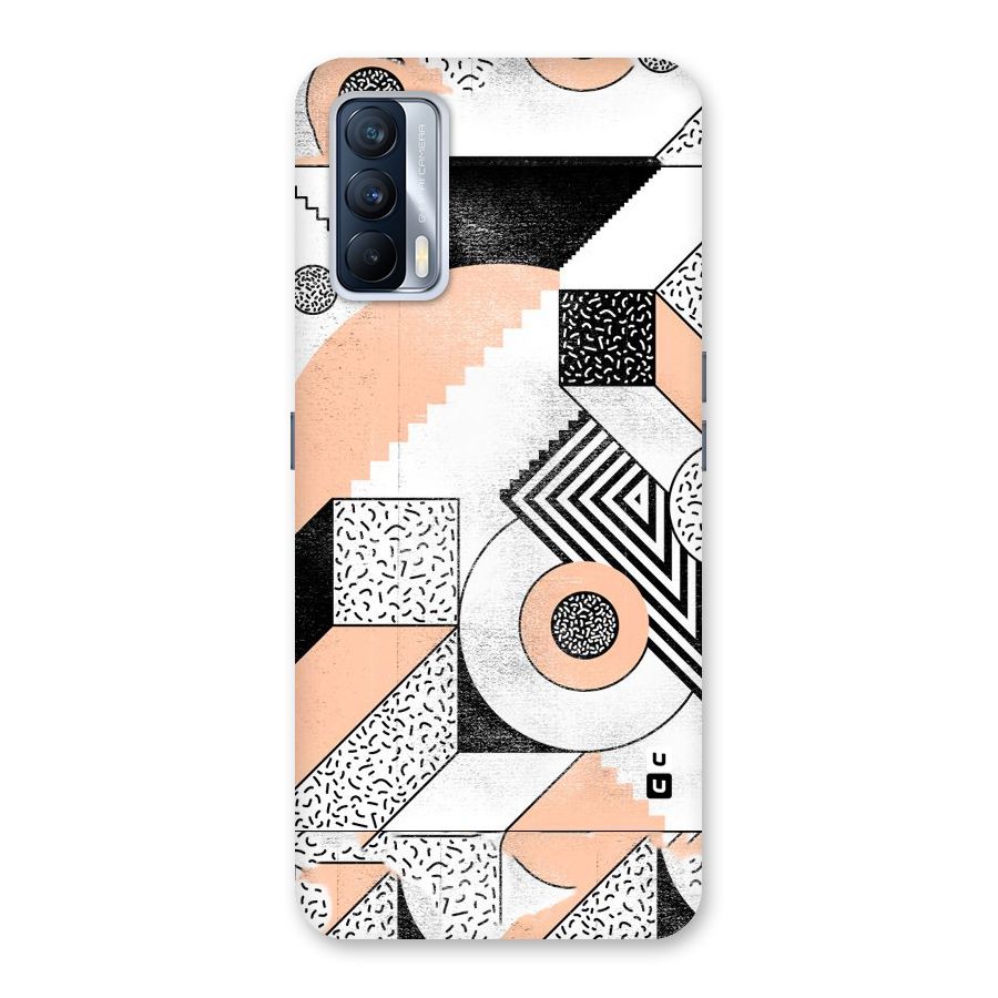 Orange Zig Zag Back Case for Realme X7