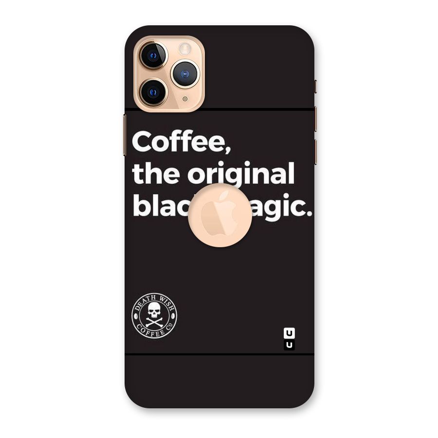 Original Black Magic Back Case for iPhone 11 Pro Max Logo Cut