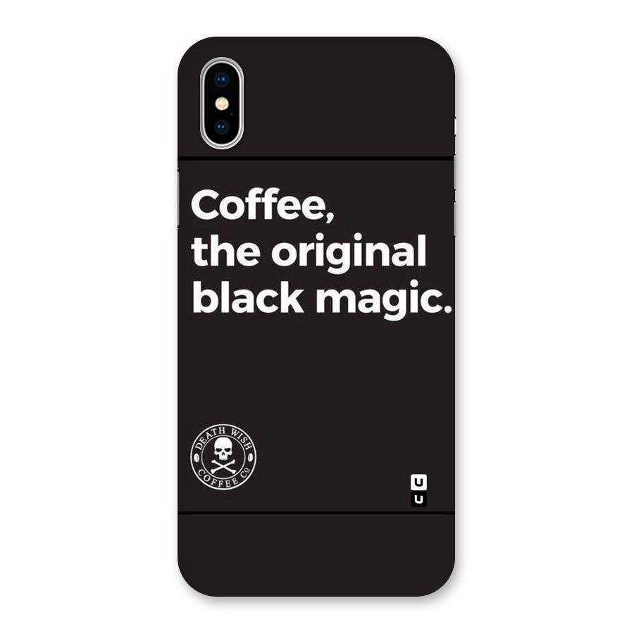 Original Black Magic Back Case for iPhone XS