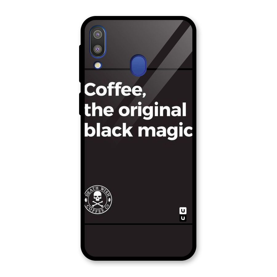 Original Black Magic Glass Back Case for Galaxy M20