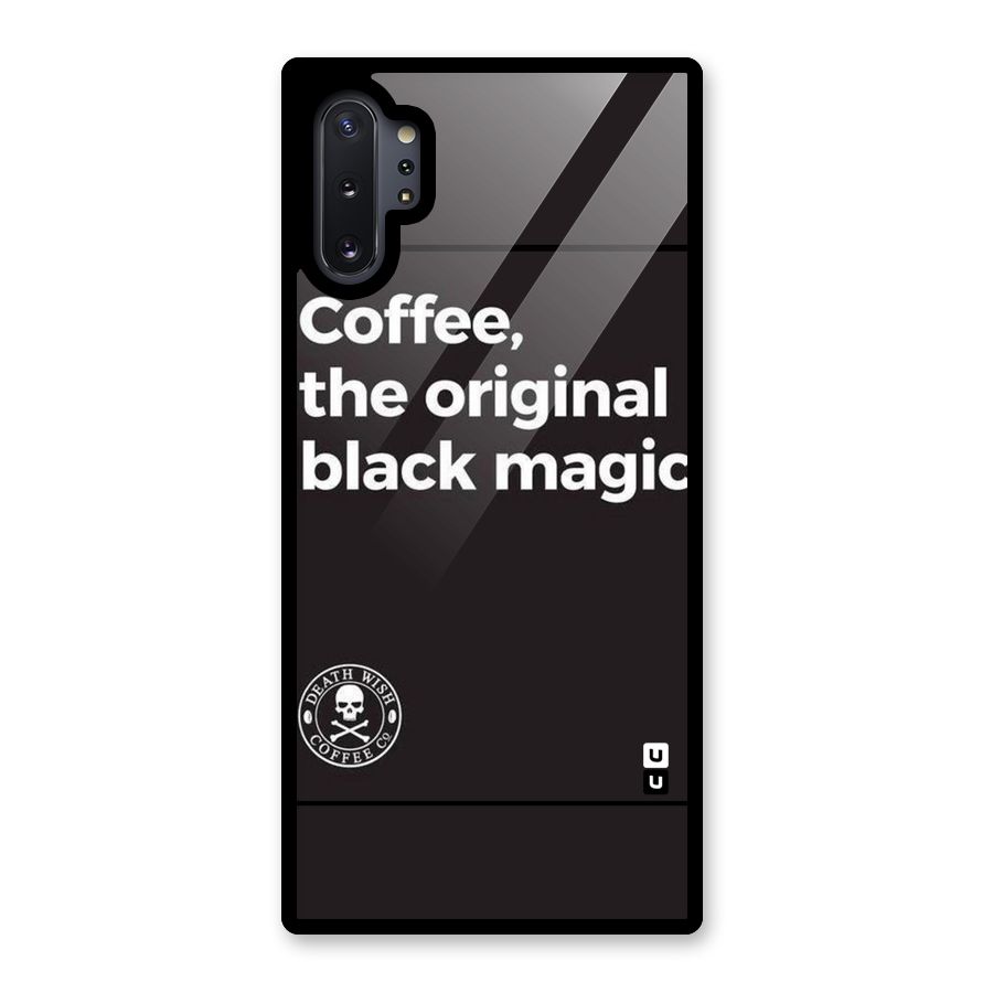 Original Black Magic Glass Back Case for Galaxy Note 10 Plus