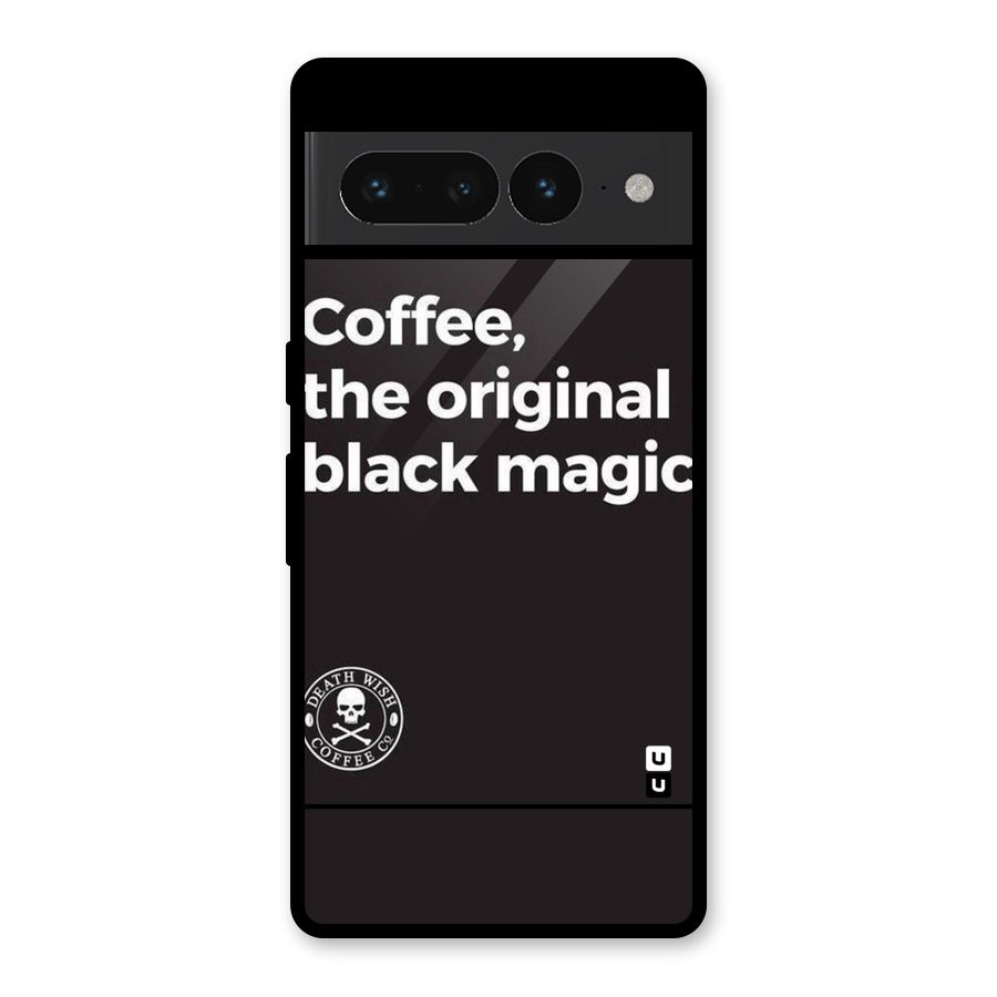 Original Black Magic Glass Back Case for Google Pixel 7 Pro