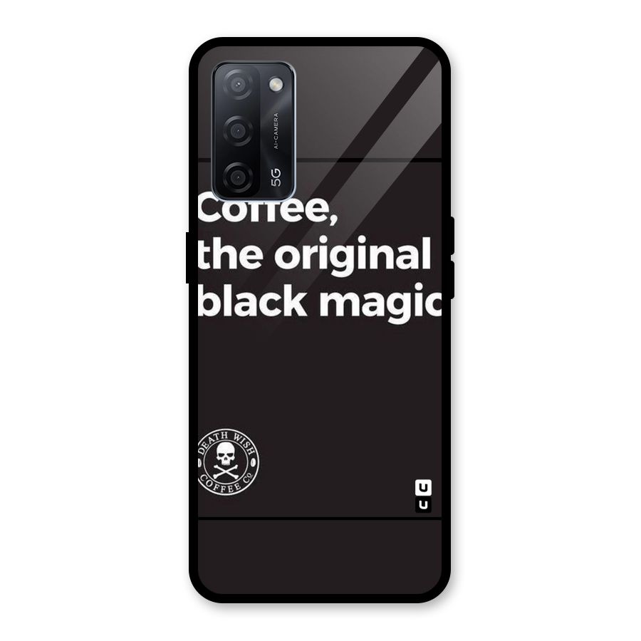 Original Black Magic Glass Back Case for Oppo A53s 5G