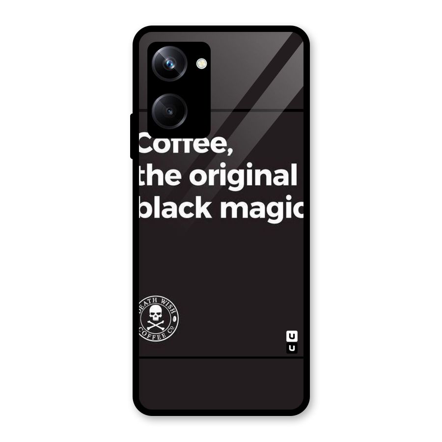 Original Black Magic Glass Back Case for Realme 10 Pro