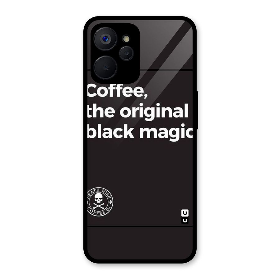 Original Black Magic Glass Back Case for Realme 9i 5G