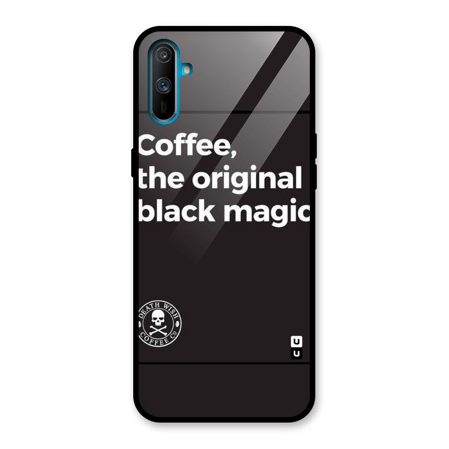 Original Black Magic Glass Back Case for Realme C3