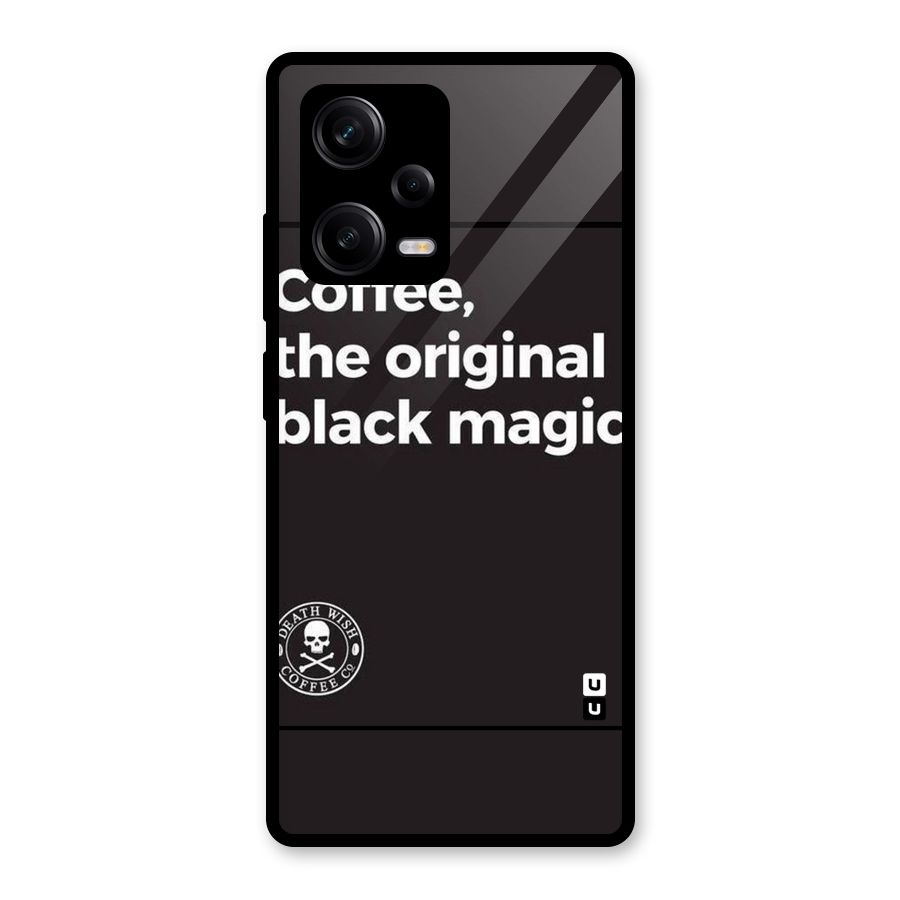 Original Black Magic Glass Back Case for Redmi Note 12 Pro