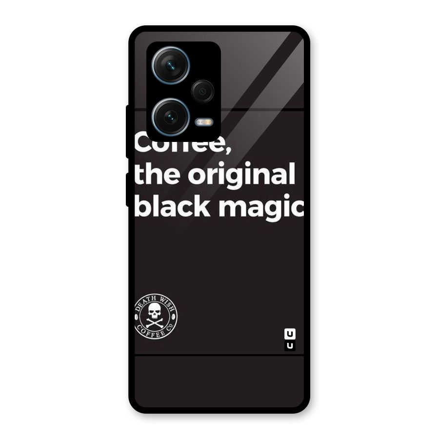 Original Black Magic Glass Back Case for Redmi Note 12 Pro Plus 5G