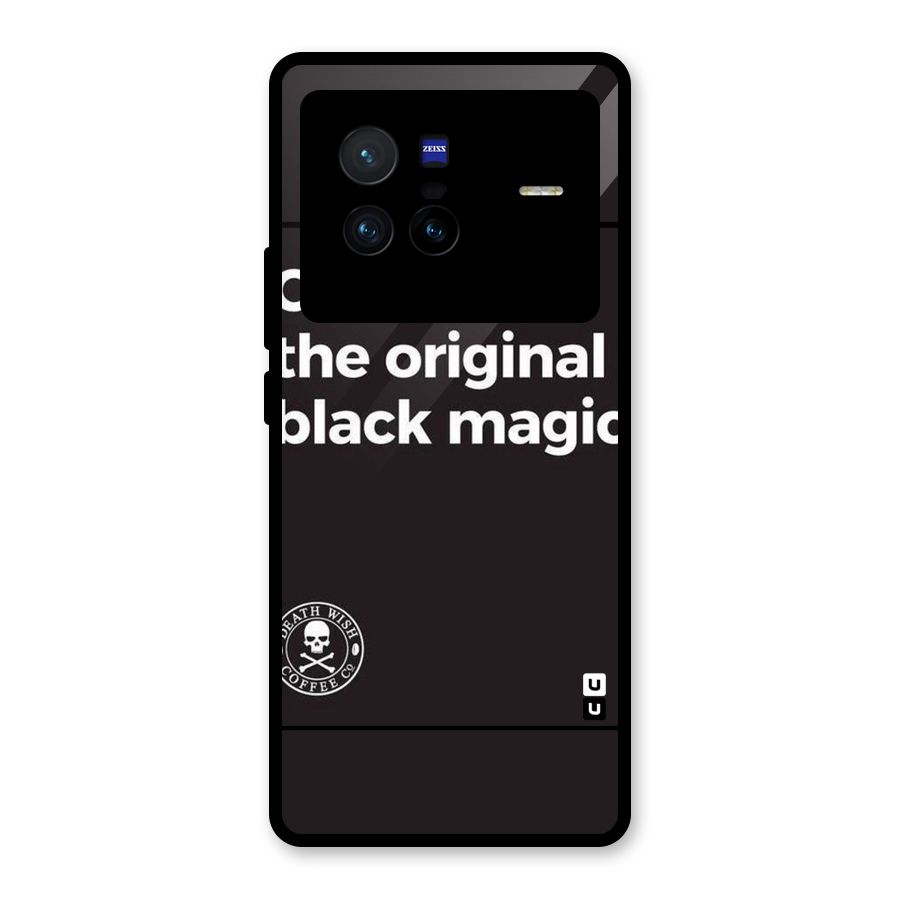 Original Black Magic Glass Back Case for Vivo X80