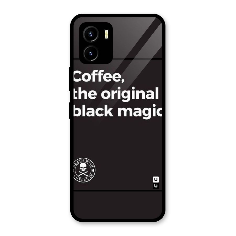 Original Black Magic Glass Back Case for Vivo Y15s