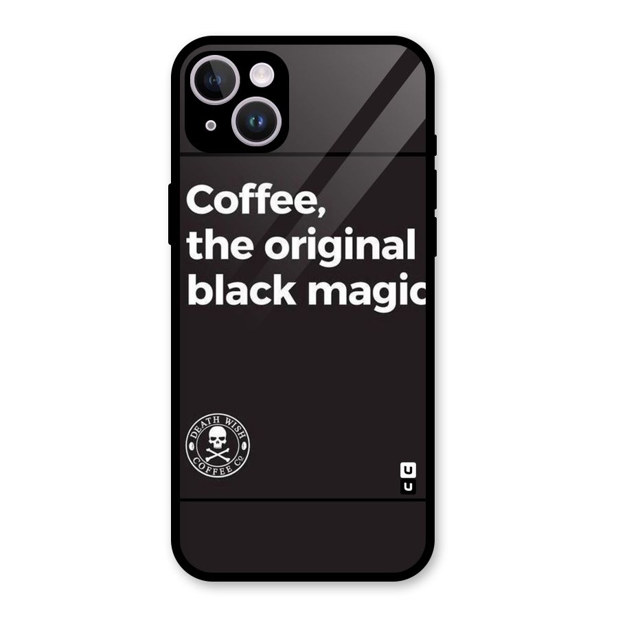 Original Black Magic Glass Back Case for iPhone 14 Plus