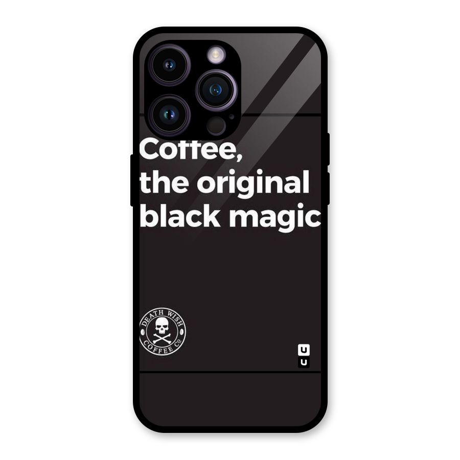Original Black Magic Glass Back Case for iPhone 14 Pro Max