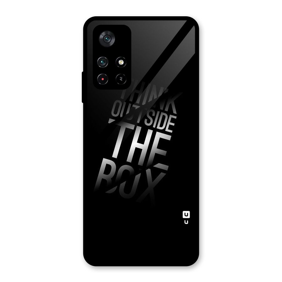 Outside The Box Glass Back Case for Poco M4 Pro 5G