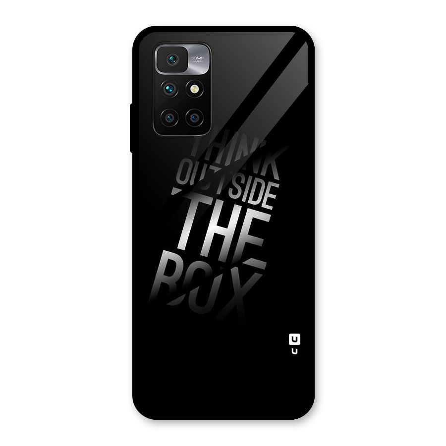Outside The Box Glass Back Case for Redmi 10 Prime