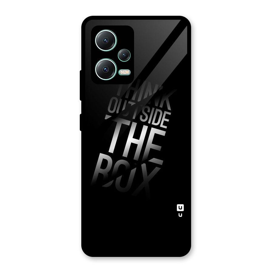 Outside The Box Glass Back Case for Redmi Note 12 5G