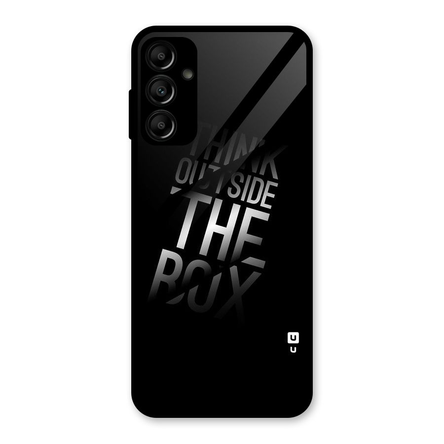 Outside The Box Thinking Glass Back Case for Galaxy A14 5G