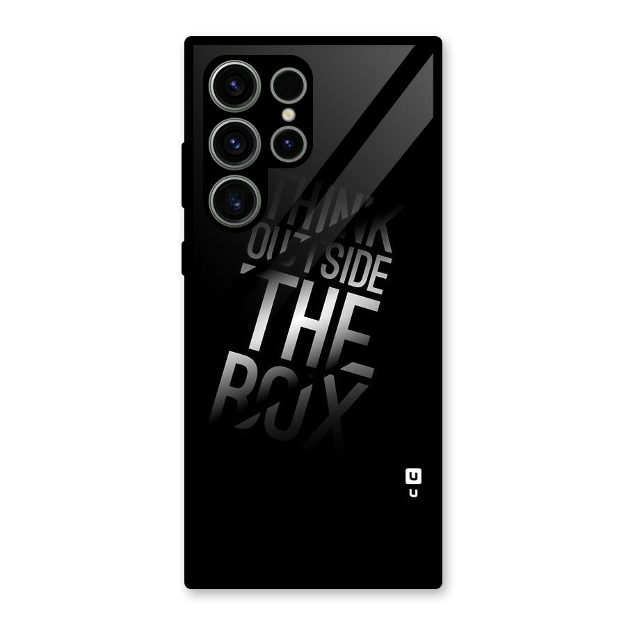 Outside The Box Thinking Glass Back Case for Galaxy S23 Ultra