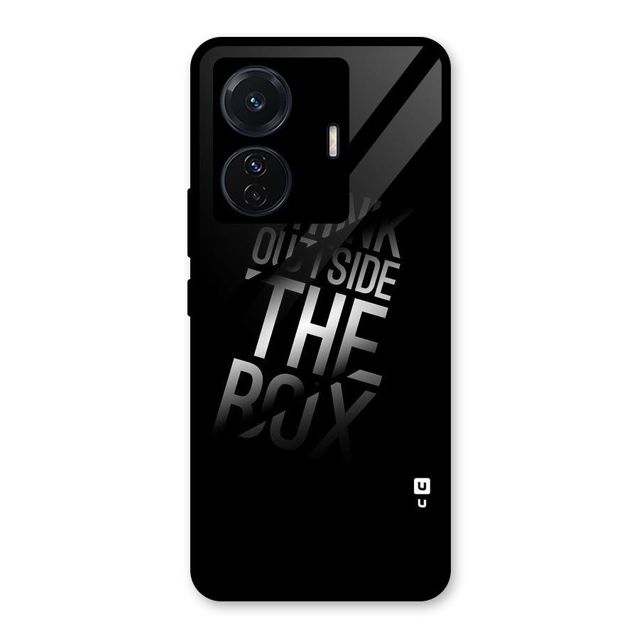 Outside The Box Thinking Glass Back Case for Vivo T1 Pro
