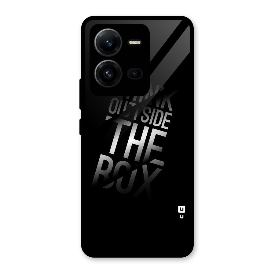 Outside The Box Thinking Glass Back Case for Vivo V25