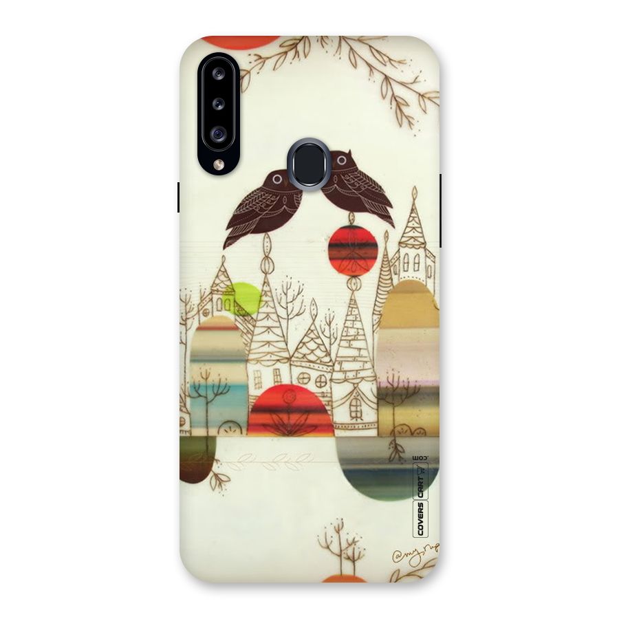 Owl Art Back Case for Samsung Galaxy A20s