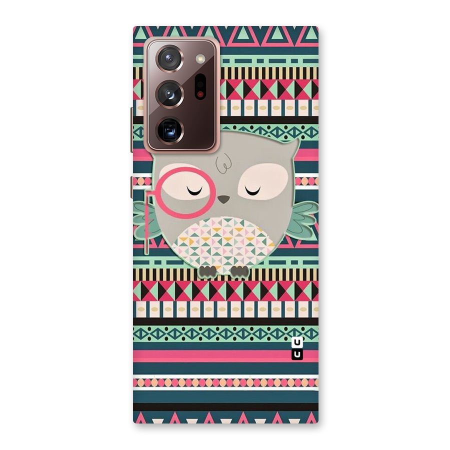 Owl Cute Pattern Back Case for Galaxy Note 20 Ultra