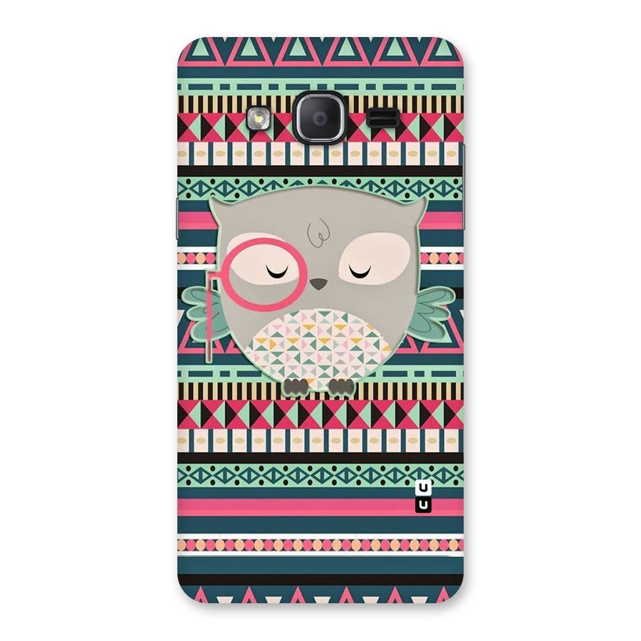 Owl Cute Pattern Back Case for Galaxy On7 2015