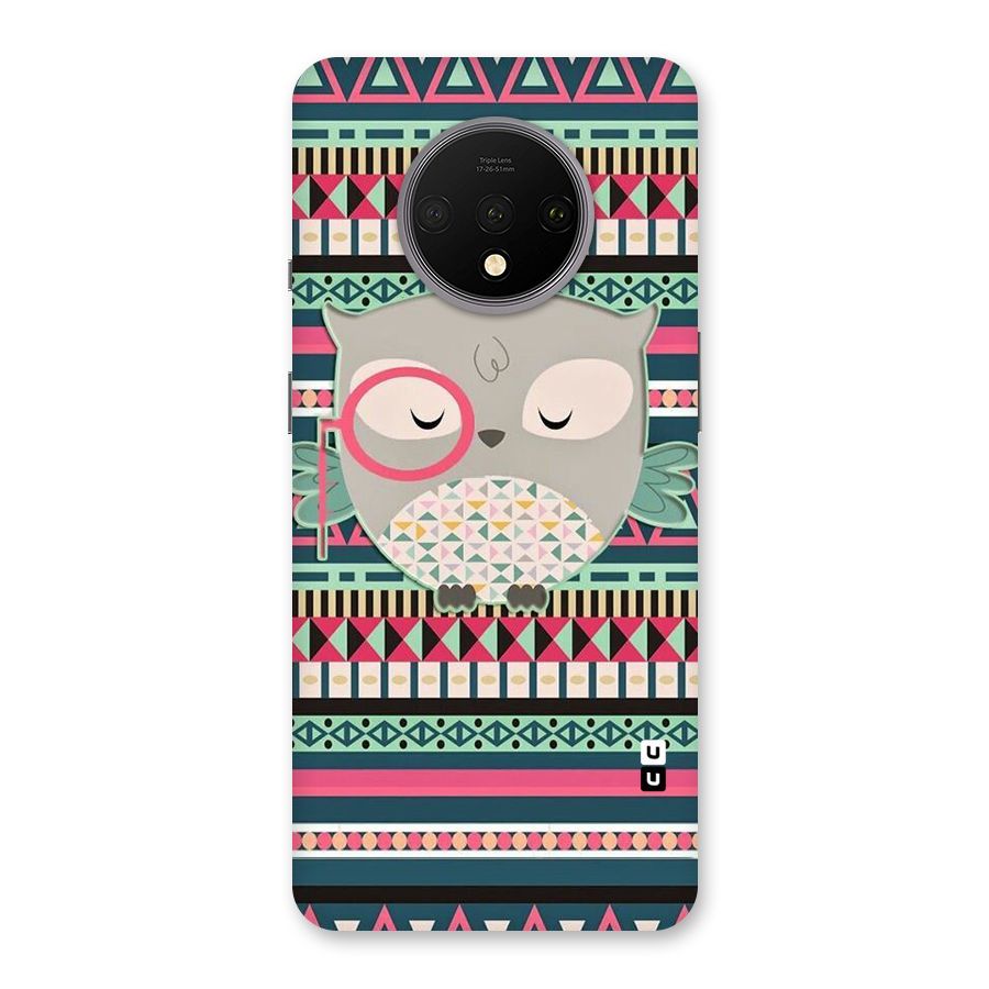 Owl Cute Pattern Back Case for OnePlus 7T