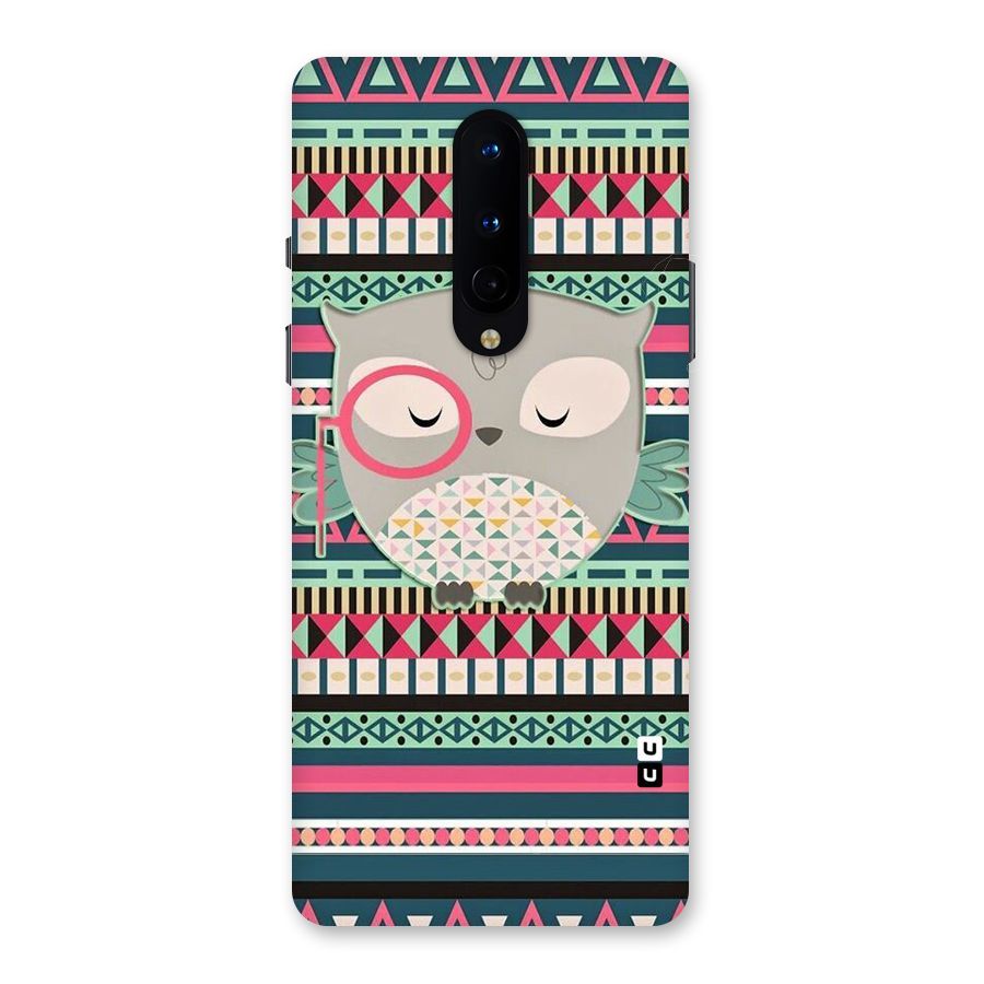 Owl Cute Pattern Back Case for OnePlus 8