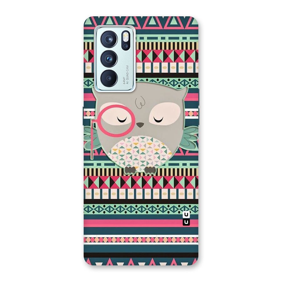 Owl Cute Pattern Back Case for Oppo Reno6 Pro 5G