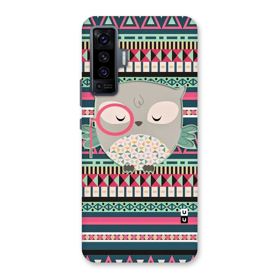 Owl Cute Pattern Back Case for Vivo X50