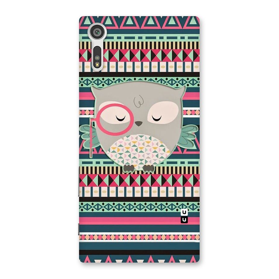 Owl Cute Pattern Back Case for Xperia XZ