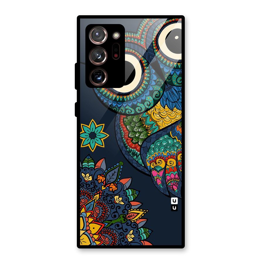 Owl Eyes Glass Back Case for Galaxy Note 20 Ultra 5G
