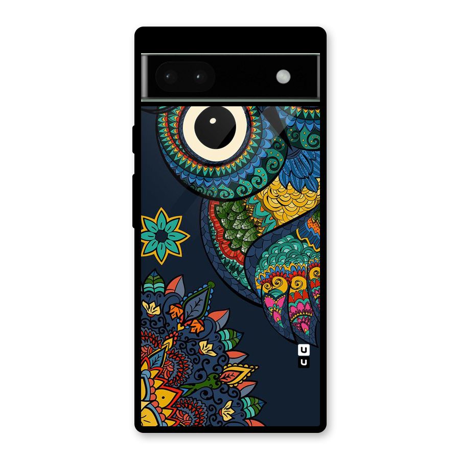 Owl Eyes Glass Back Case for Google Pixel 6a