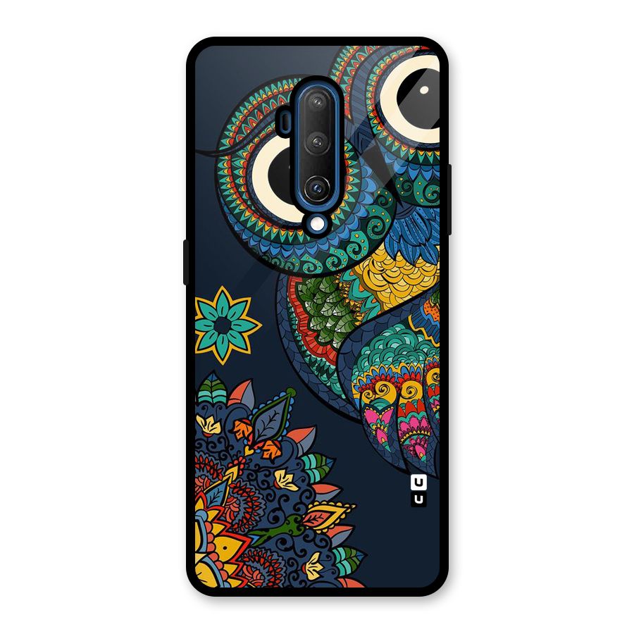 Owl Eyes Glass Back Case for OnePlus 7T Pro