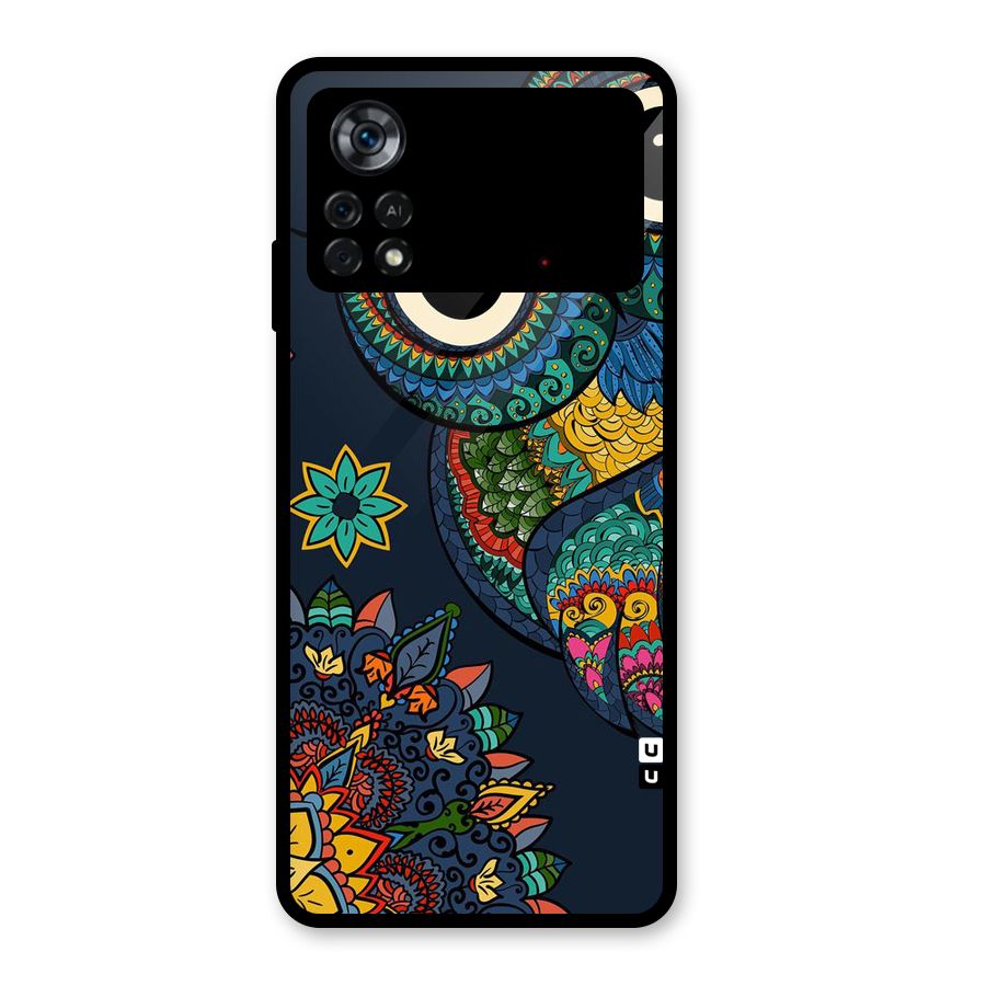 Owl Eyes Glass Back Case for Poco X4 Pro 5G
