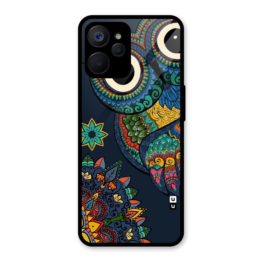 Owl Eyes Glass Back Case for Realme 9i 5G