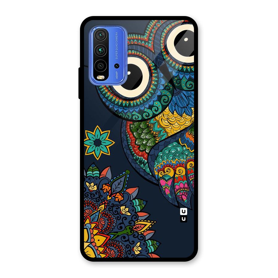 Owl Eyes Glass Back Case for Redmi 9 Power