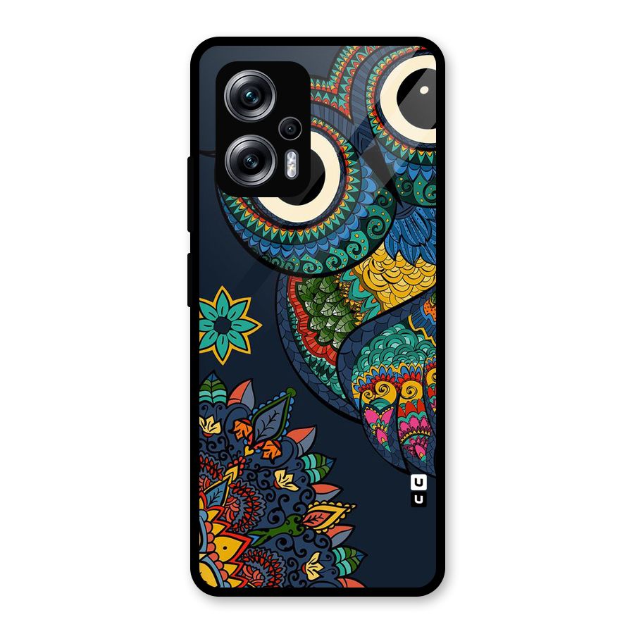 Owl Eyes Glass Back Case for Redmi K50i