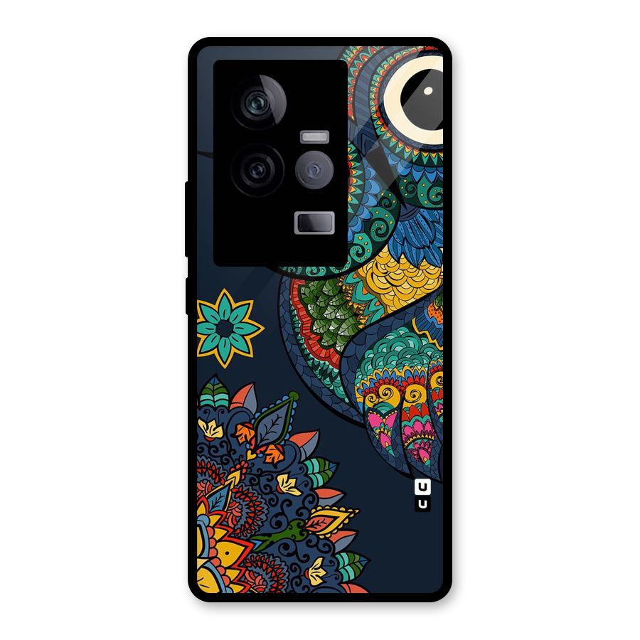 Owl Eyes Glass Back Case for Vivo iQOO 11 5G