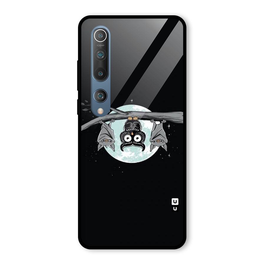 Owl Hanging Glass Back Case for Mi 10