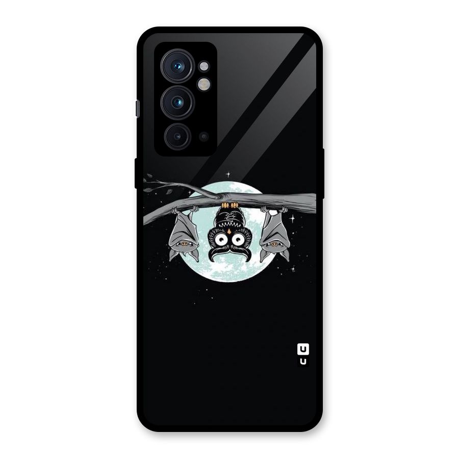 Owl Hanging Glass Back Case for OnePlus 9RT 5G