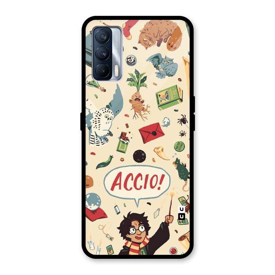 Owl Letter Glass Back Case for Realme X7
