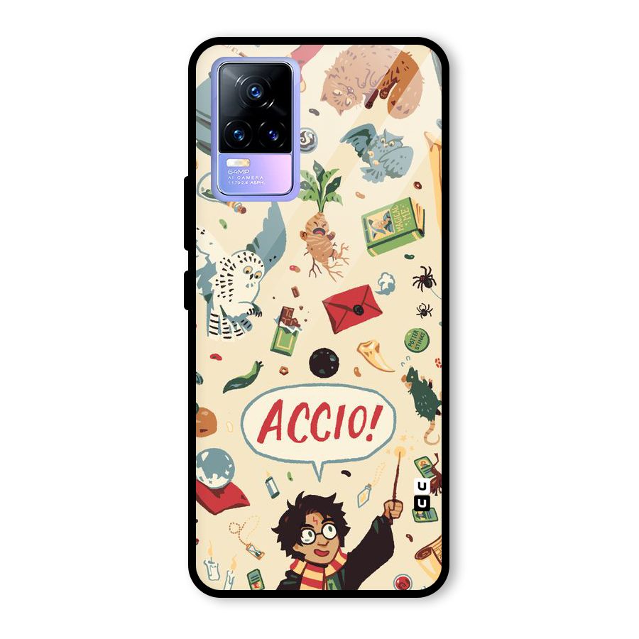 Owl Letter Glass Back Case for Vivo Y73