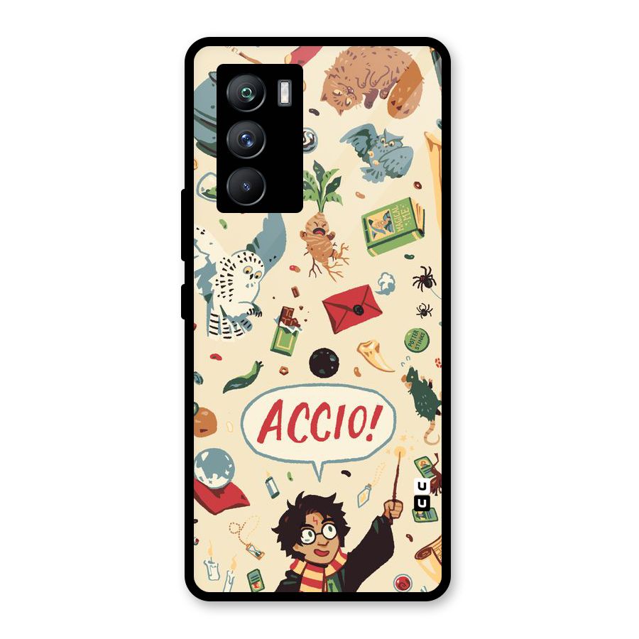 Owl Letter Glass Back Case for Vivo iQOO 9 SE