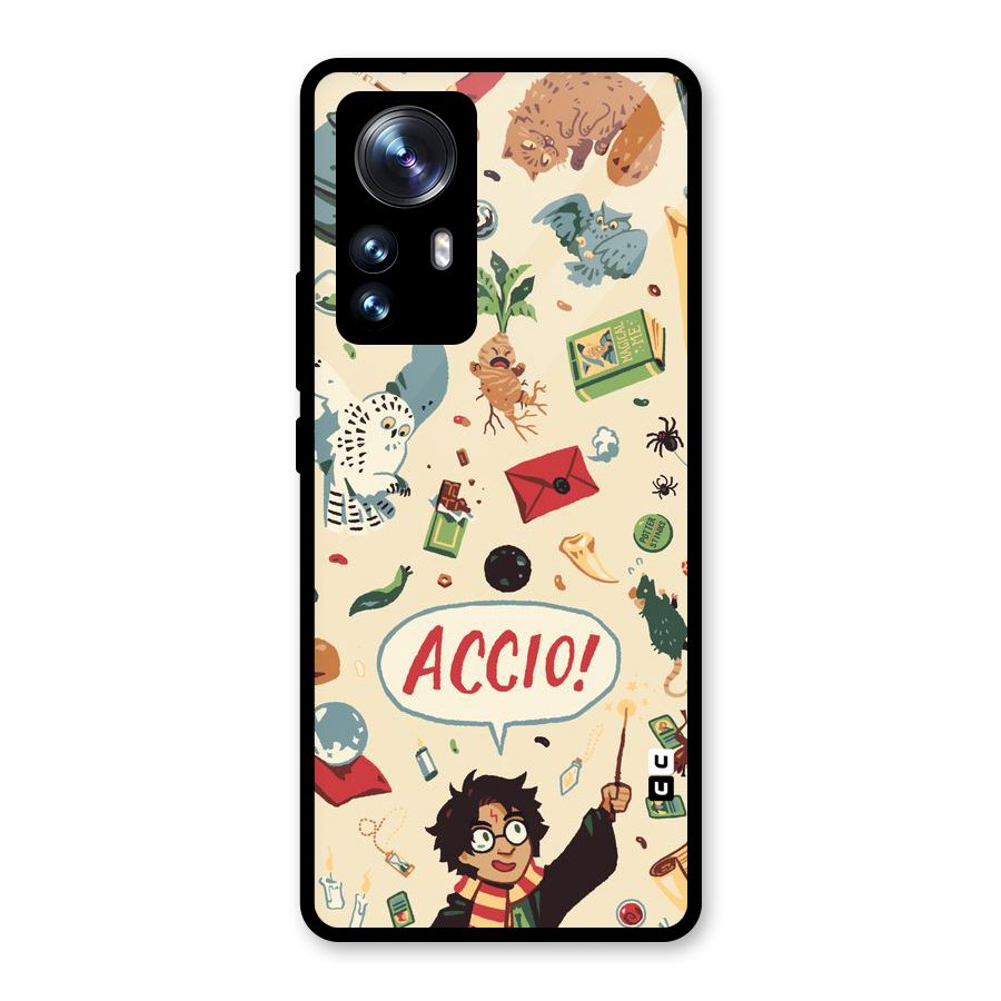 Owl Letter Glass Back Case for Xiaomi 12 Pro