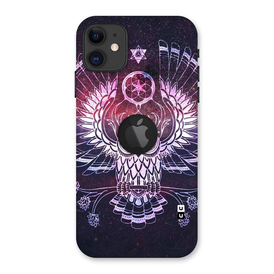 Owl Quirk Swag Back Case for iPhone 11 Logo Cut