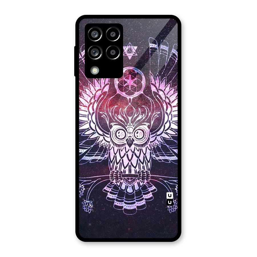 Owl Quirk Swag Glass Back Case for Galaxy M53 5G