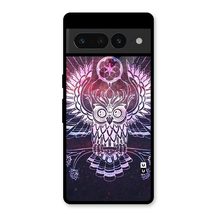 Owl Quirk Swag Glass Back Case for Google Pixel 7 Pro