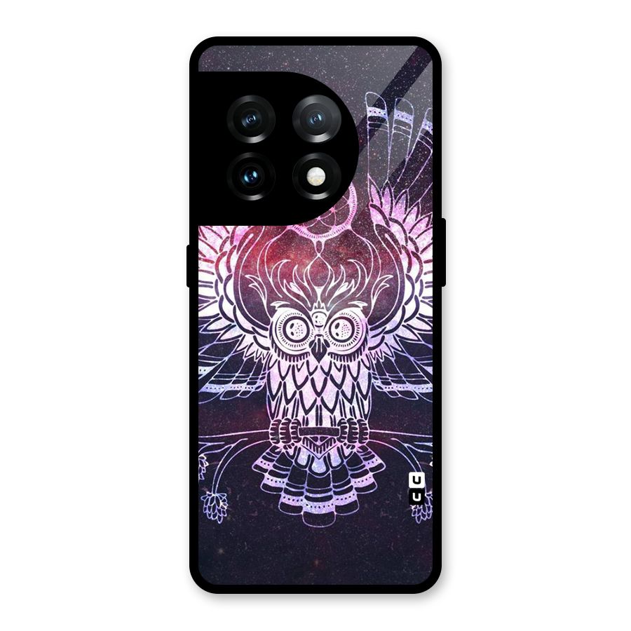 Owl Quirk Swag Glass Back Case for OnePlus 11